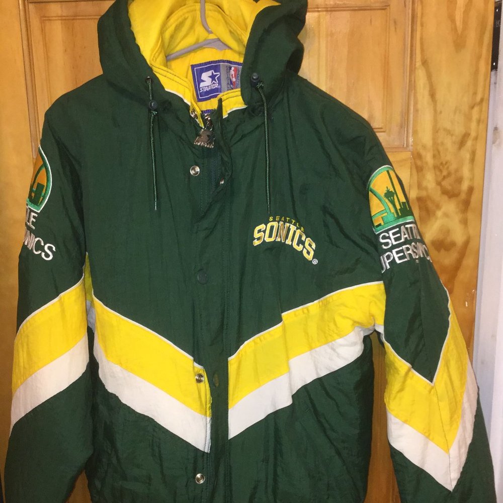 Vintage Deadstock Starter Seattle Supersonics NBA Jacket Sz M (10/10 condition)